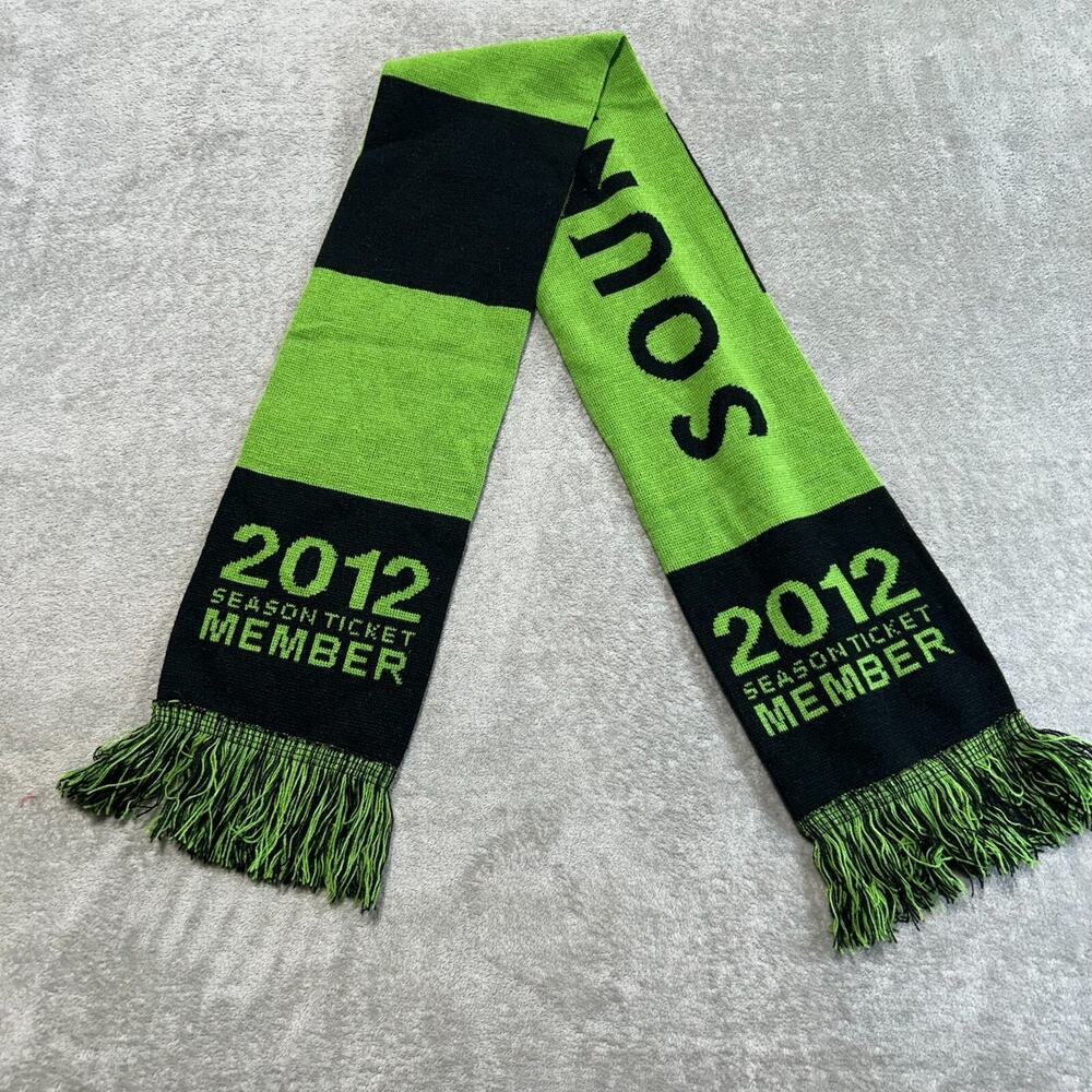 Seattle Sounders FC Scarf 2012 Season Ticket Holder Ruffneck MLS Soccer